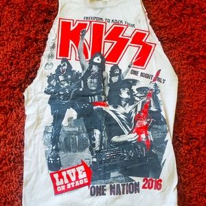 KISS 2019 tour tank top small